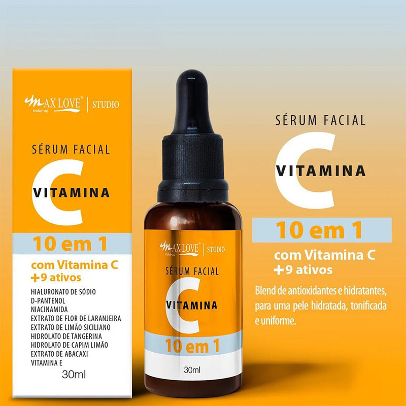 Vitamina C 10 em 1 Sérum Facial-Max Love