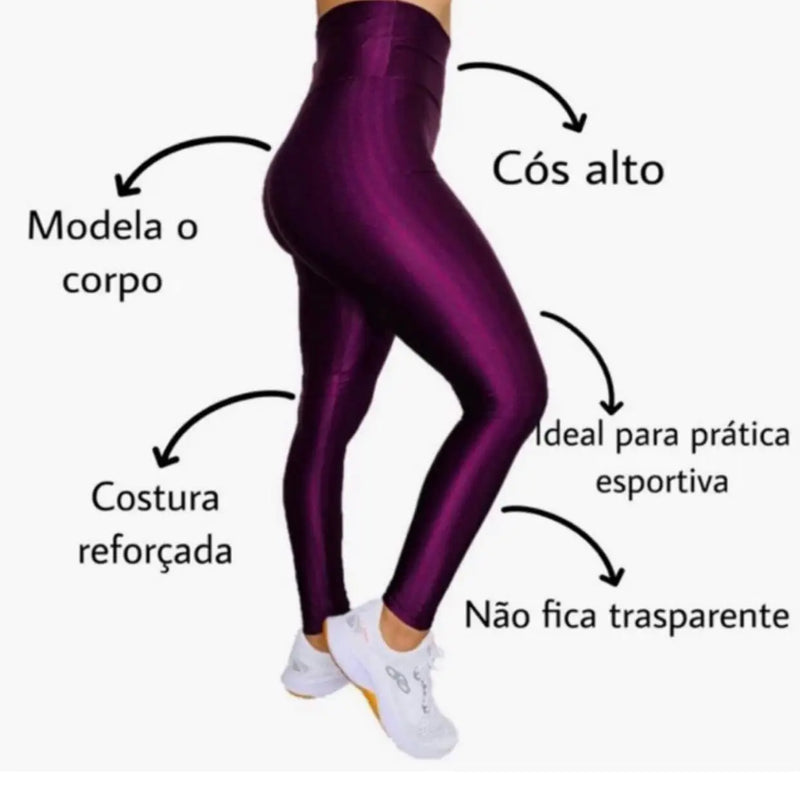 Calça Legging 3 D fitness levanta Empina Bumbum modeladora  ideal para Academia pilates e ginastica.