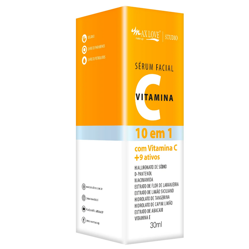 Vitamina C 10 em 1 Sérum Facial-Max Love