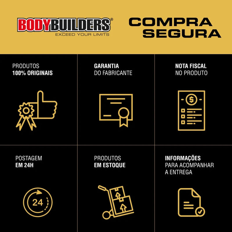 Kit 2x Whey Protein Iso Protein 2kg - Bodybuilders Kit para ganho de massa muscular